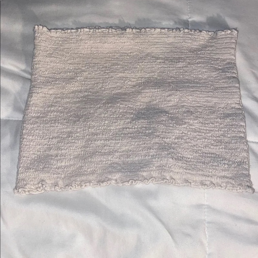 Brandy Melville Ruffle Tube Top